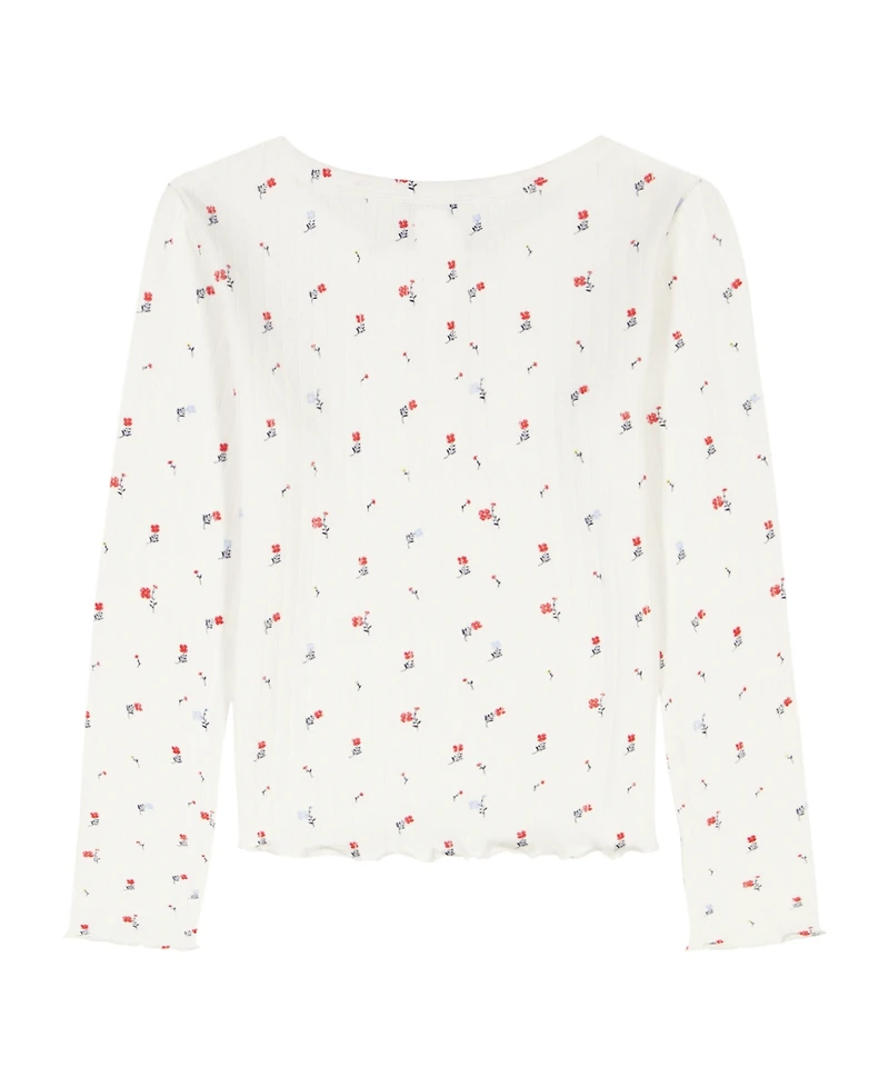 Tommy Hilfiger Girls 7-16 Long-Sleeve Henley Top