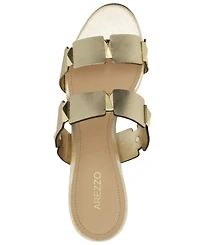 Arezzo Women's Lyra Mid Block Sandal