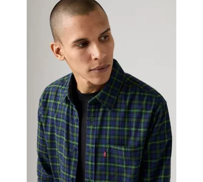 Levi's Men's Classic 1 Pocket Regular-Fit Long Sleeve Shirt