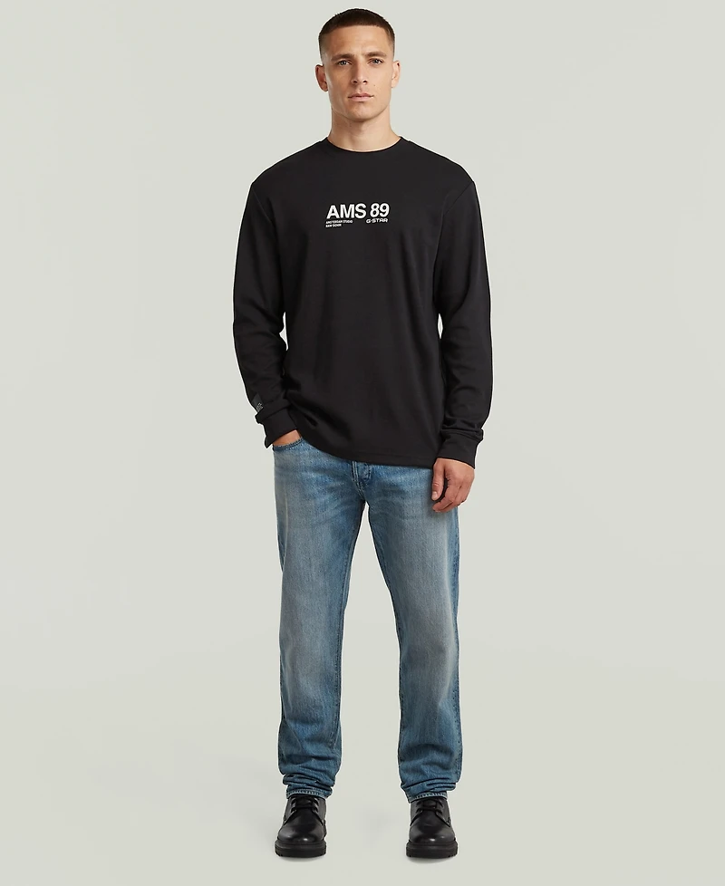 G-Star Raw Men's Regular Fit Long-Sleeve T-Shirt