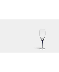 Orrefors Intermezzo Blue White Wine Glass