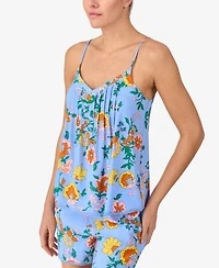 Sanctuary Women's 2-Piece Sleeveless V-Neck Cami Top & Boxer Set