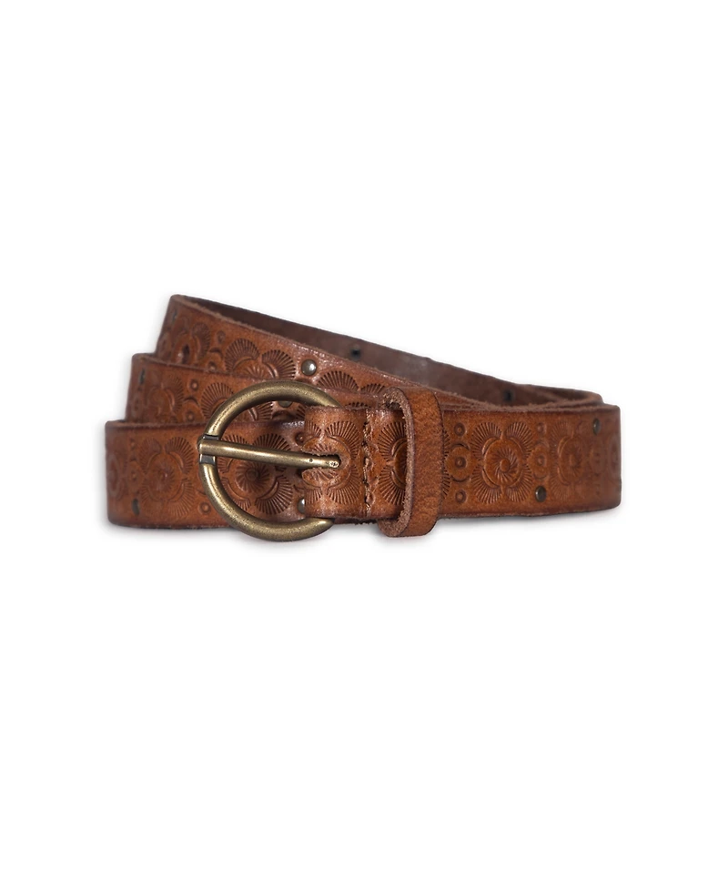 Frye Women's 20MM Tooling Stud Belt