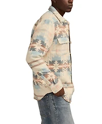 Lucky Brand Men's Jacquard Utility Shirt