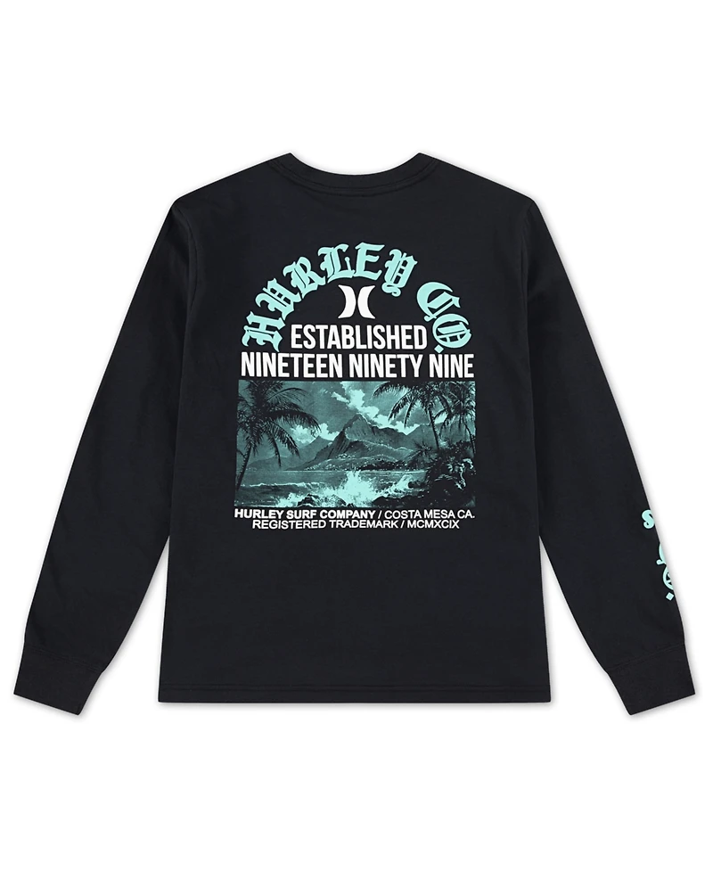 Hurley Boys 8-20 Gothic Paradise Long-Sleeve T-Shirt