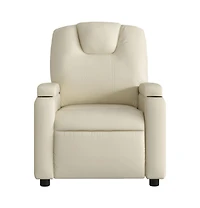 vidaXL Recliner Chair Gray Faux Leather