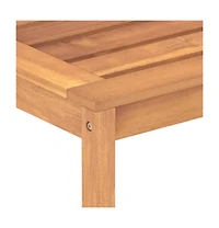 Patio Bench 44.9" Solid Teak Wood