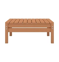 vidaXL 4 Piece Patio Lounge Set Solid Wood Pine Honey Brown