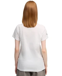 Puma Women's Ferrari Sportswear Tonal Shield Crewneck T-Shirt