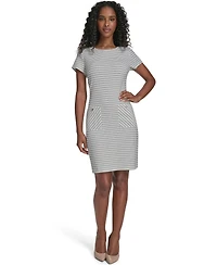 Tommy Hilfiger Women's Knit Crewneck Shift Dress