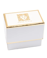 Anne Klein Glass and Plastic Green Cluster Stone Cuff Bracelet