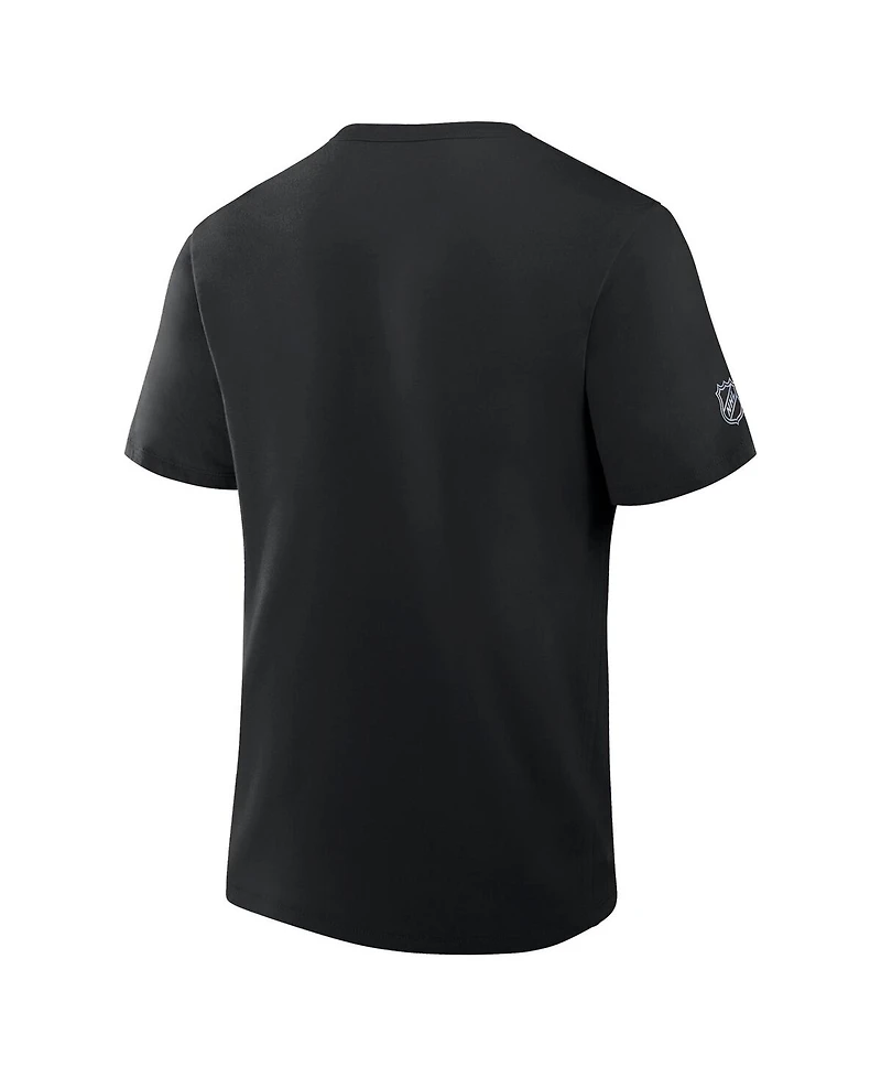 Fanatics Men's Black Dallas Stars Authentic Pro Primary T-Shirt