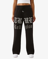 True Religion Women's Crystal Wide Leg Pants