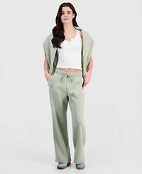 Sincerely Jules Juniors Whipstitched Sweatshirt Drawstring Pants