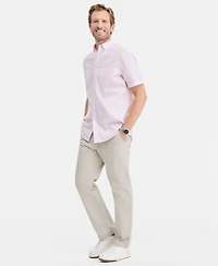 Club Room Men's Allday Foulard Poplin Short-Sleeve Shirt, Macy's Exclusive