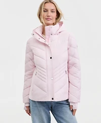 Michael Kors Women's Packable Hooded Puffer Coat