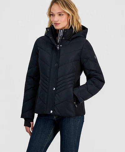 Michael Kors Women's Packable Hooded Puffer Coat