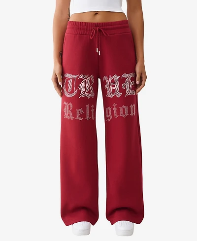 True Religion Women's Crystal Wide Leg Pants