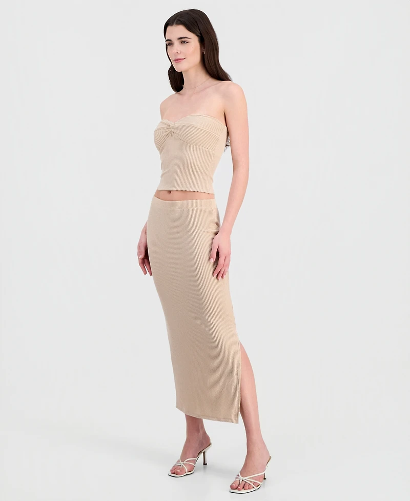 Madden Girl Juniors' Textured Tube Top