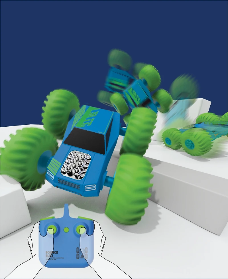 Sharper Image Bounce Blitz Remote Control Stunt Car