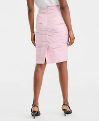 Kasper Women's Tweed Slim Pencil Skirt