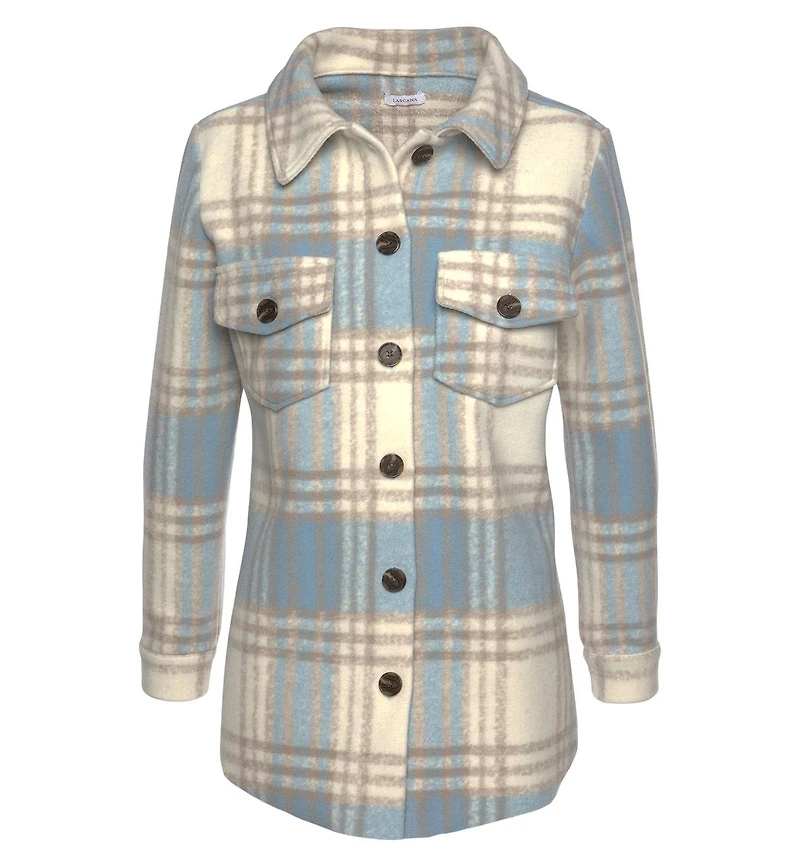 Lascana Women's Plaid Shirt Jacket