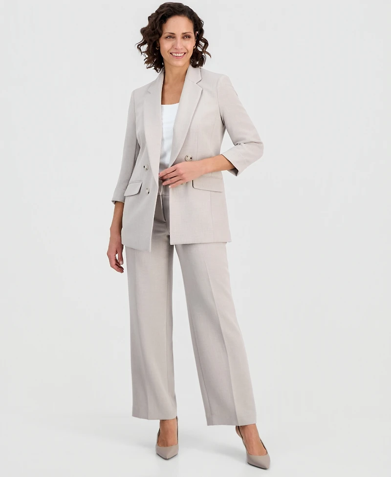 Kasper Women's Double Breasted Open-Front Blazer