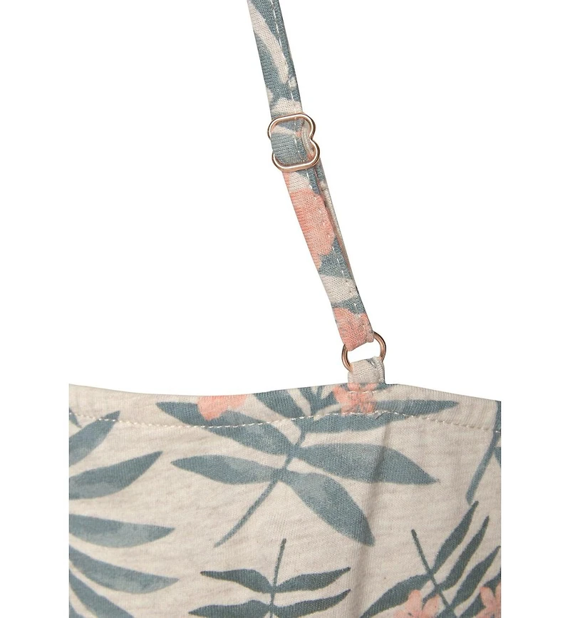 Lascana Women's Patterned V-Neck Nightgown