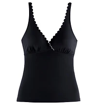 Lascana Women's Scalloped Underwire Tankini Swimsuit Top