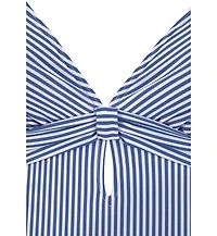 Lascana Women's Striped One Piece Swimsuit