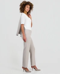 Kasper Petite Julia Stretch Crepe Straight-Leg Pants