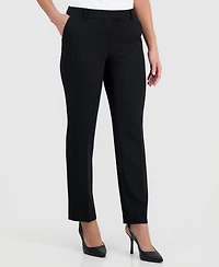 Kasper Women's Extended-Tab Straight Pants