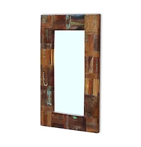 vidaXL Mirror Solid Reclaimed Wood 31.5"x19.7"