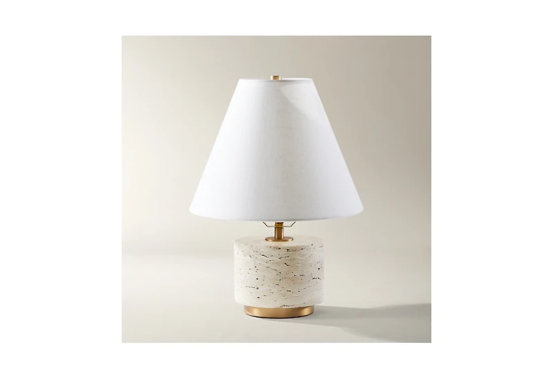 Z Gallerie Arden Travertine Table Lamp