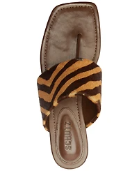 Schutz Women's Martha Square Toe Flat Sandals