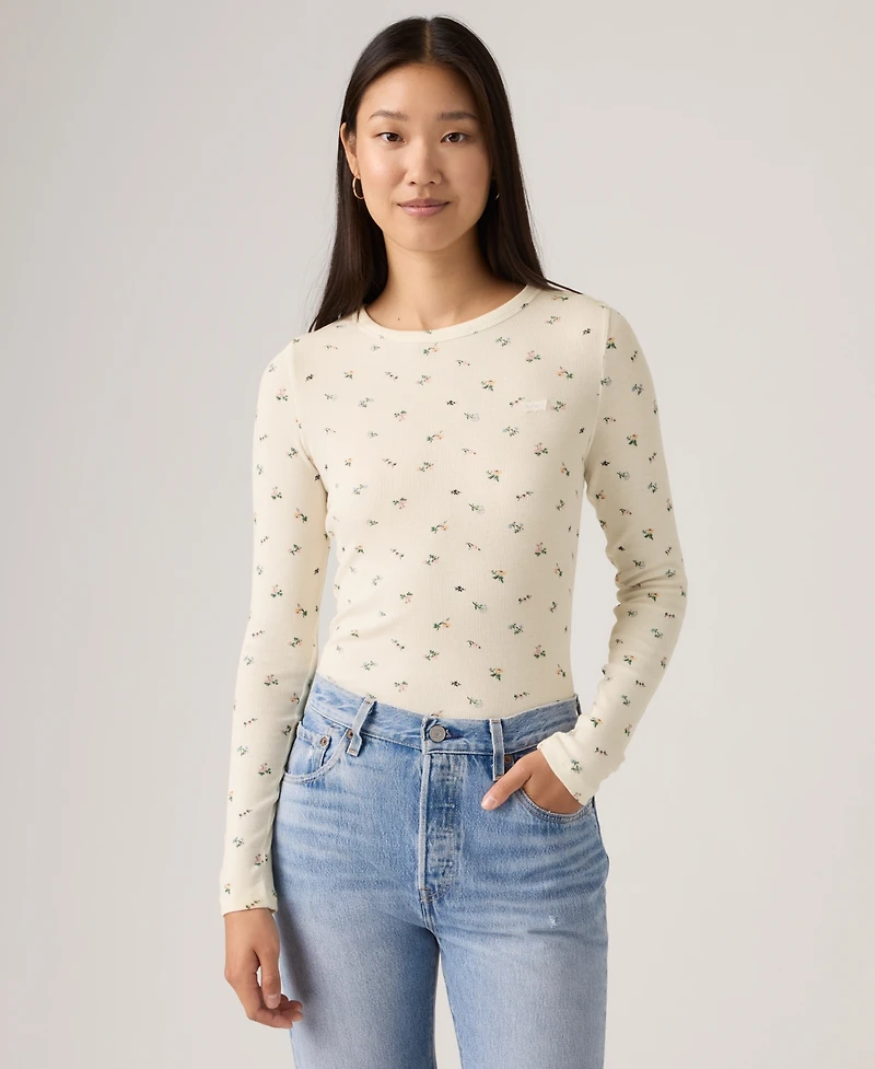 Levi's Women's Hayes Clara Strip Long Sleeve Top