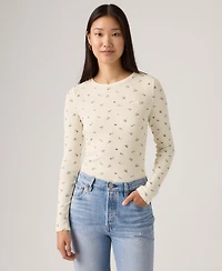 Levi's Women's Hayes Clara Strip Long Sleeve Top