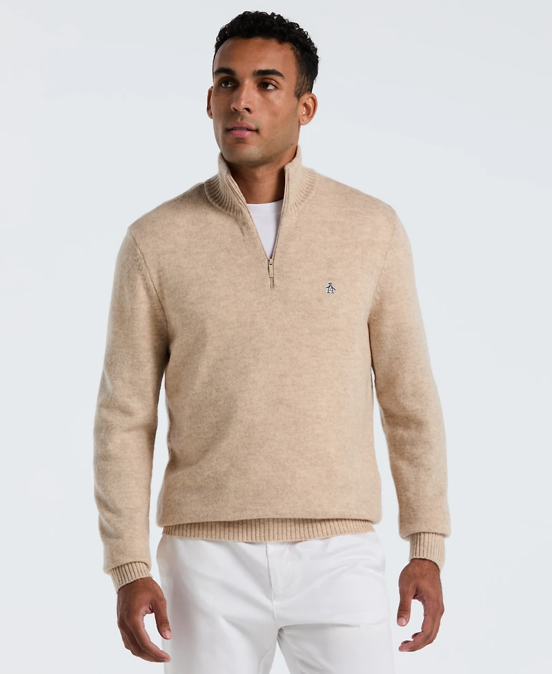 Original Penguin Men's Quarter-Zip Slim-Fit Sweater