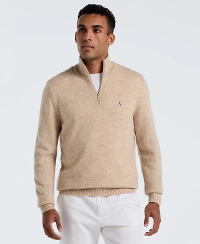 Original Penguin Men's Quarter-Zip Slim-Fit Sweater