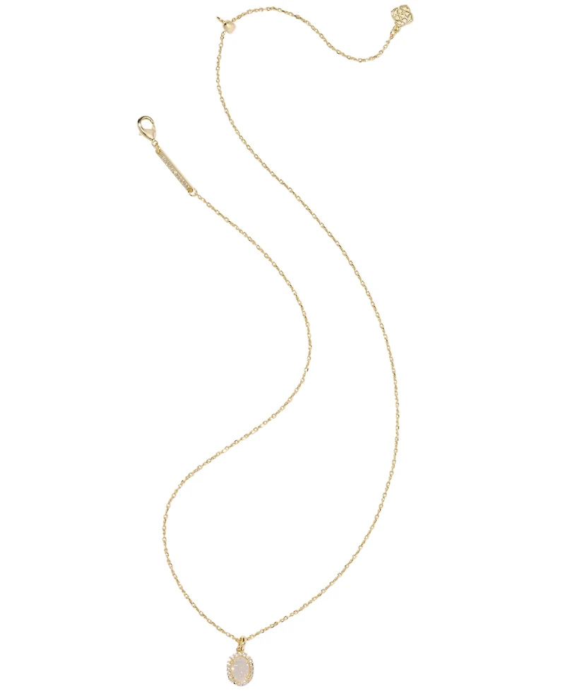 Kendra Scott Daphne Crystal Frame Short Pendant Necklace