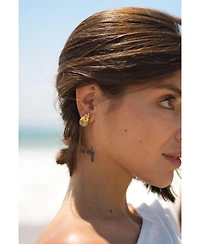 Classicharms Lexi Crystal Seashell Stud Earrings