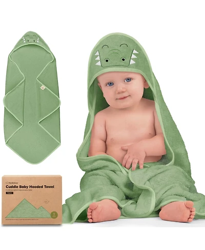 KeaBabies Cuddle Baby Hooded Towel, Bath Towels, Beach Towel for Newborn