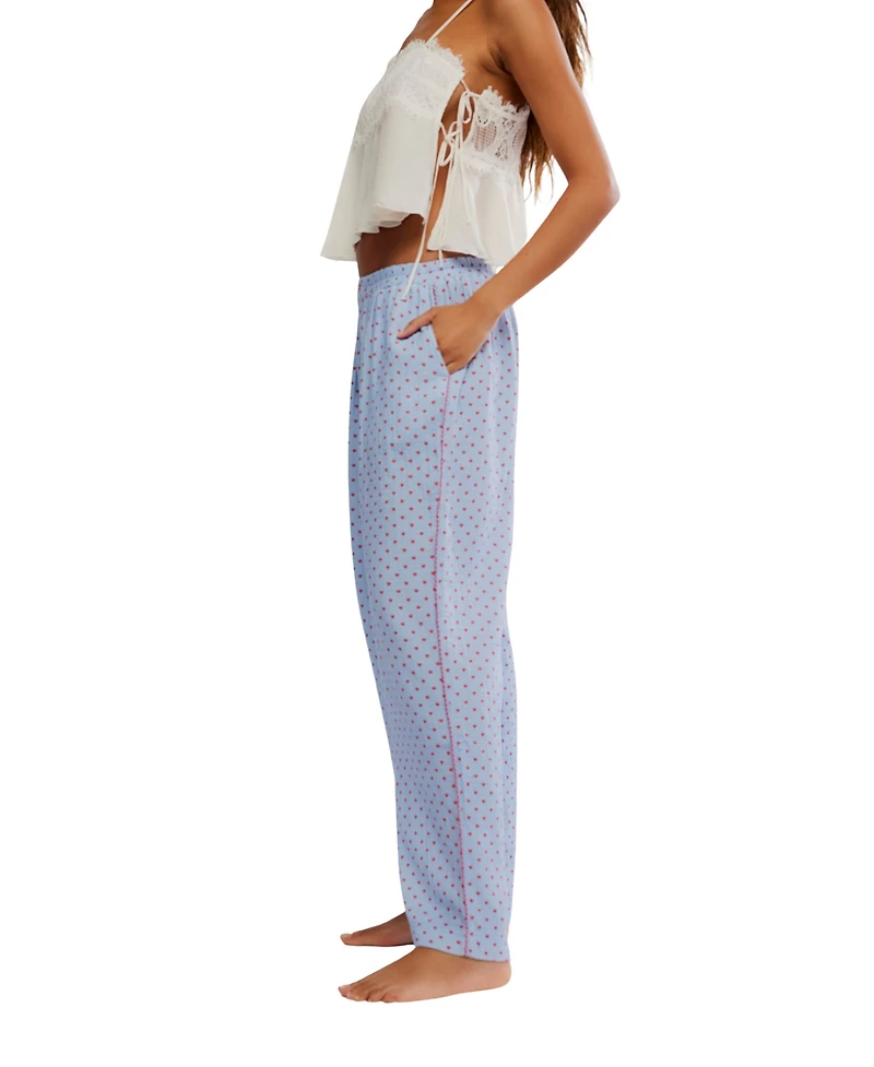 Free People Women's Be Mine Printed Pants