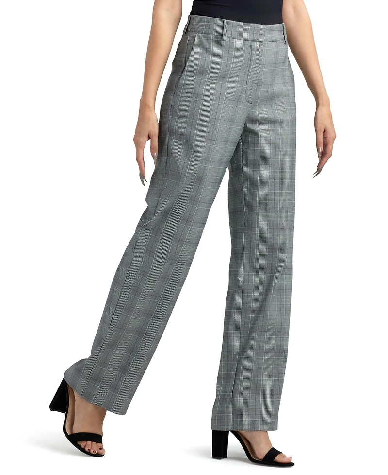 Bcx Junior's Millennium Check Straight Pants