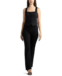 Bcx Junior's Pinstripe Flare-Leg Pants