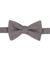Alfani Men's Mini-Pattern Bow Tie & Solid Pocket Square Set, Exclusively at Macy's