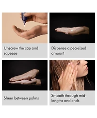 Dyson Chitosan Pre-style cream travel mini, Straight to wavy, Light conditioning, 30mL