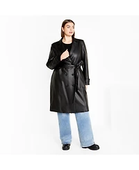 City Chic Plus Phylis Trench Coat