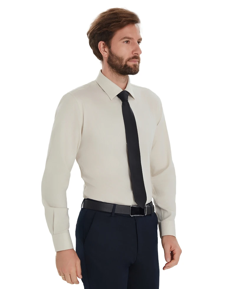 Alfani Men's Herringbone Slim-Fit Dress Shirt, Macy's Exclusive