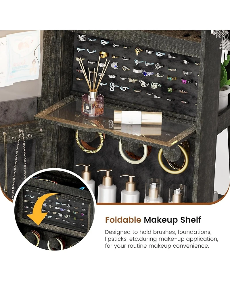 Vlsrka Oval Led Full Length Mirror